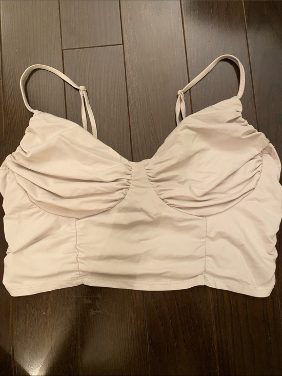 Garage Tops - Garage Cream Ruched Top
